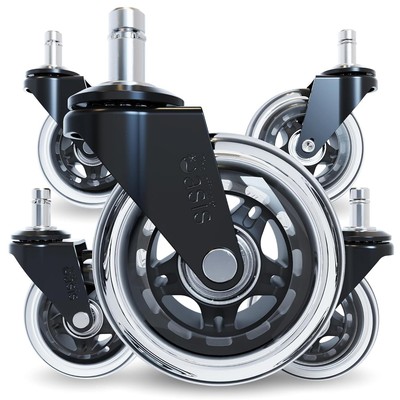 Rollerblade Chair Wheels - Smooth, Quiet, Safe, Universal - 5pc