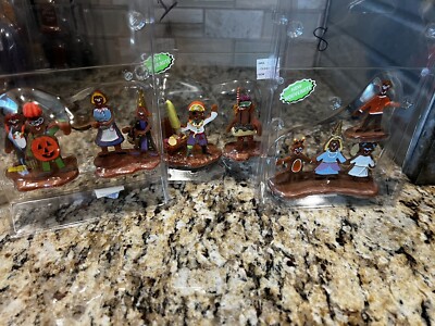 Lemax Sugar N Spice Halloween Gingerbread Figurines Pirate Etc Costumes Lot Of 3