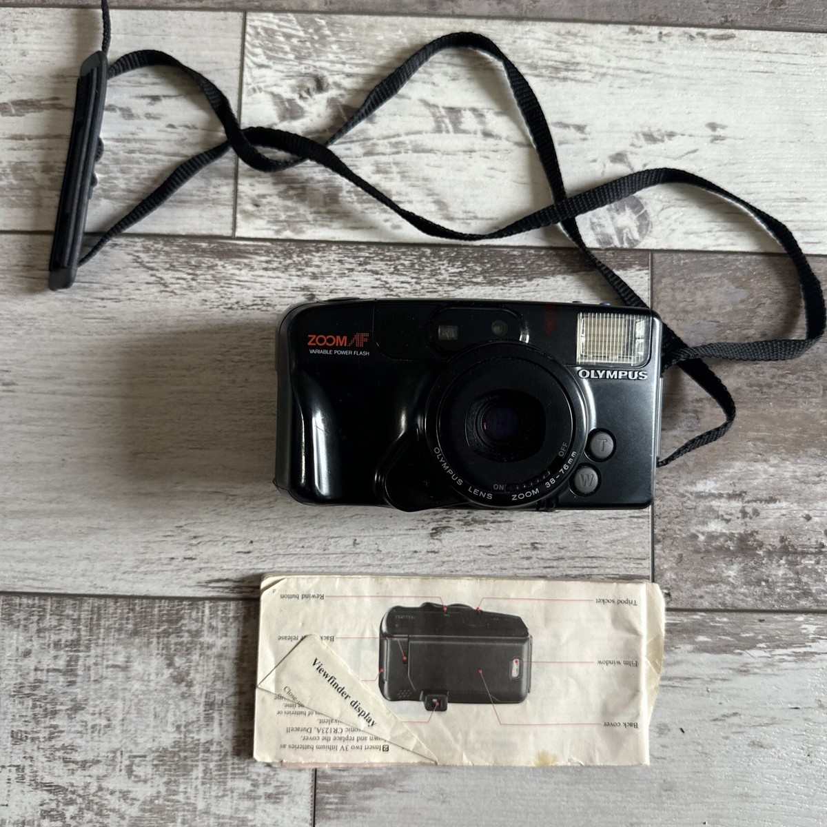 Olympus Infinity Zoom Quartzdate 210 AF Film Camera 38-76mm Lens