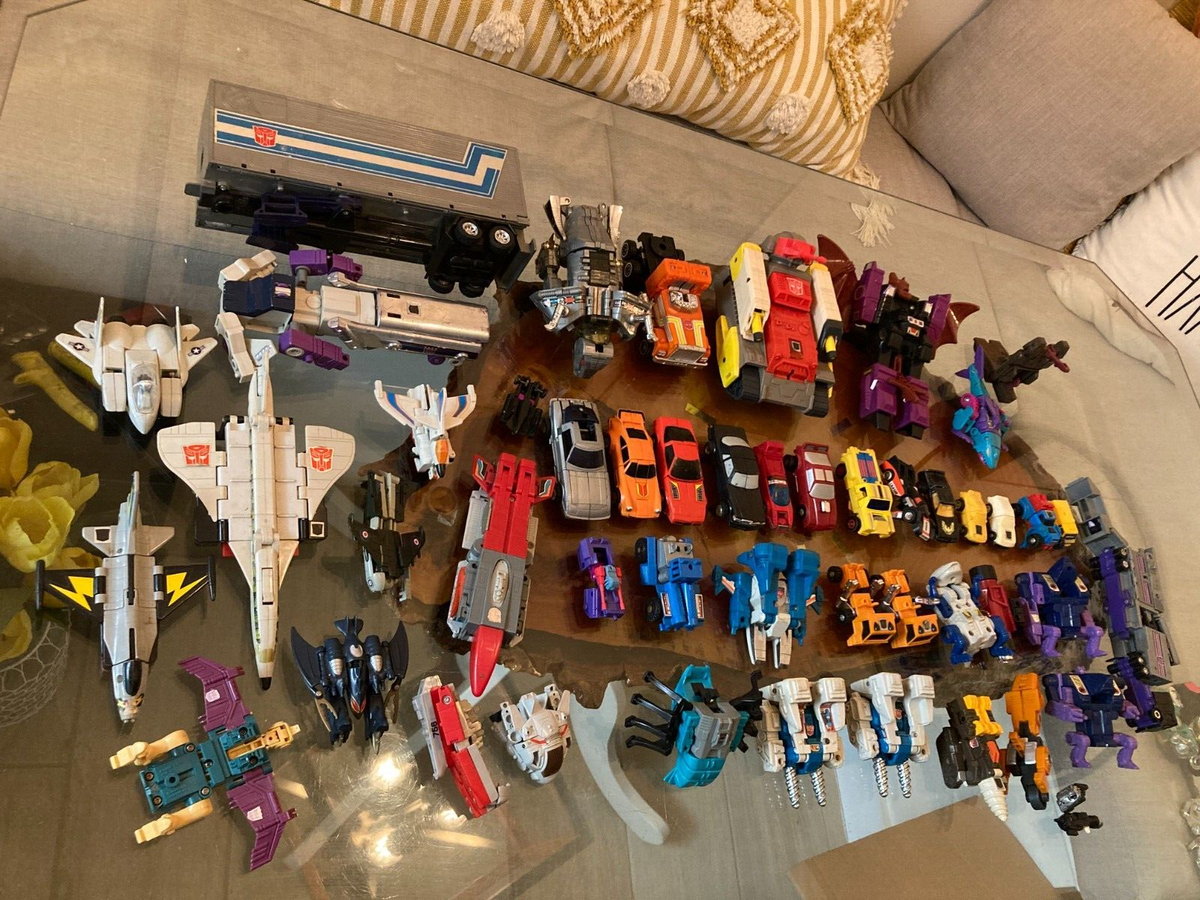 Vintage 1980's Transformers Lot Accessories Hasbro / Takara