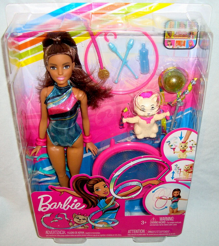 Barbie spin n online twirl gymnast set