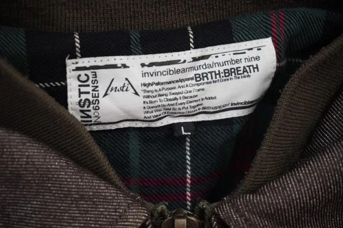 Number Nine x BRTH:BREATH Zip Field Jacket Large Japanese Designer Chore Utility image 3