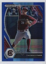 2021 Panini Prizm Draft Picks Blue & Carolina Hyper Thomas Farr #PDP150 15ae