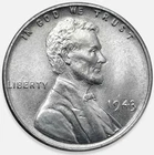 1943-P Steel Lincoln Wheat Penny 1c Cent Gem BU Unc * Nice Luster * 1943P #1