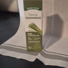 Nature's Truth Lemongrass Essential Oil Aromatherapy Cleansing Glass Bottle 15mL