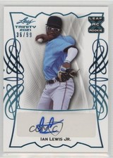 2021 Leaf Trinity Platinum 36/99 Ian Lewis Jr #BA-IL1 Auto 0b6c