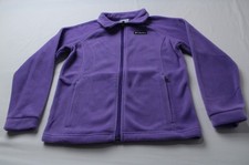Columbia Girl's Benton Springs Full-Zip Fleece Jacket LB3 Grape Gum Youth Large