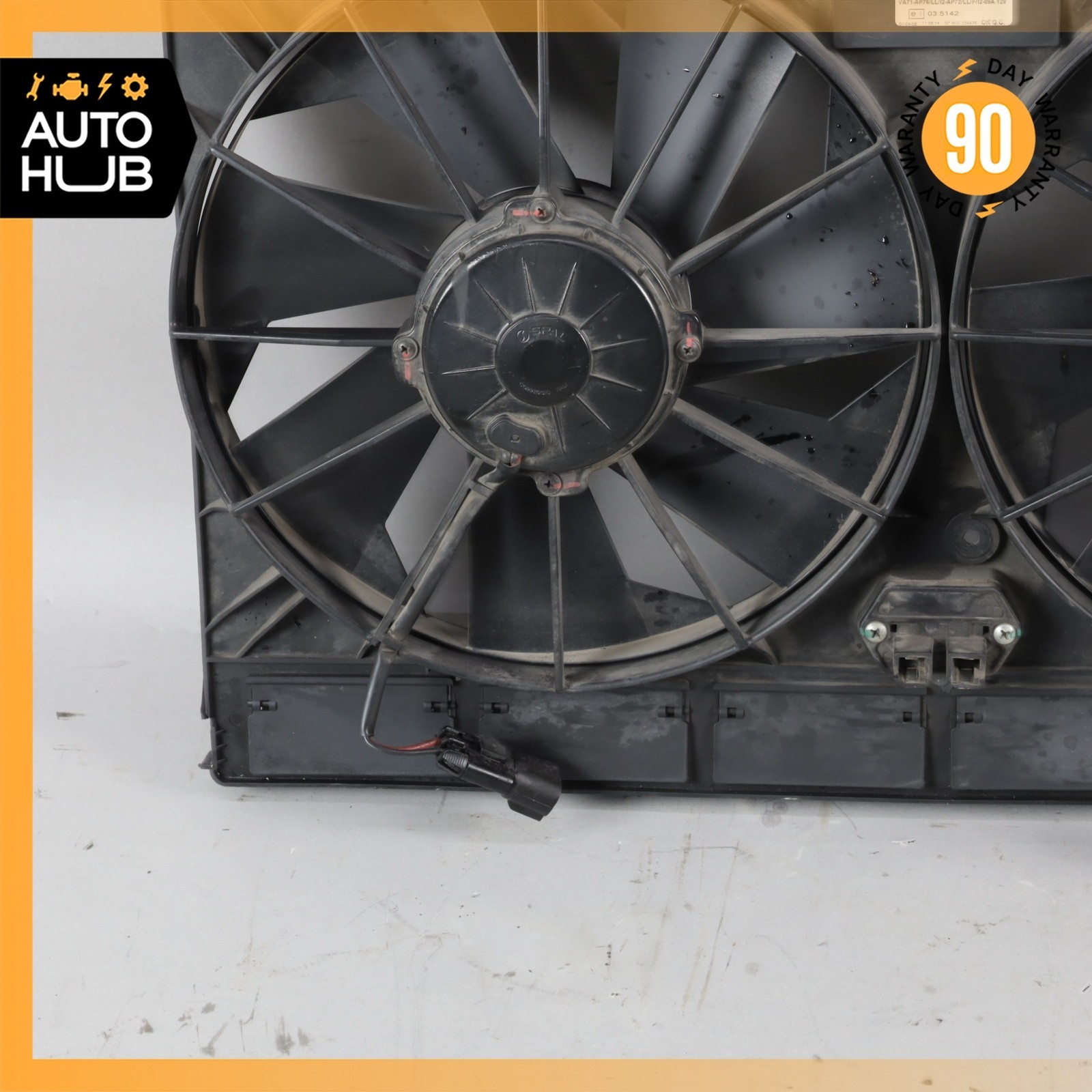 08-16 Maserati GranTurismo Quattroporte 4.2L Radiator Cooling Fan Motor OEM 66k