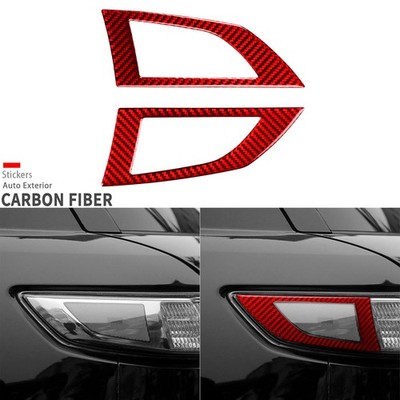 Red Carbon Fiber Rear Tail Light Side Cover For Infiniti FX35 FX45 S50 2003-2008