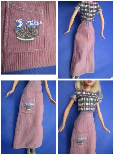 Ropa Barbie ~❤️~ Falda y Top Oreo #905 - Imagen 2 de 2