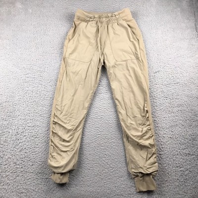 Lululemon Beyond the Studio Lined Joggers Womens 4 (26x27) Trench Tan Peformance