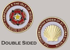 Hampshire Isle Of Wight Order Of St Thomas Acon Challenge Coin  J#8