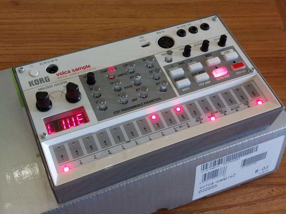Korg Volca Sample 2 - Campionatore Sampler, Sequencer Come Nuovo In Garanzia - Immagine 3 di 3