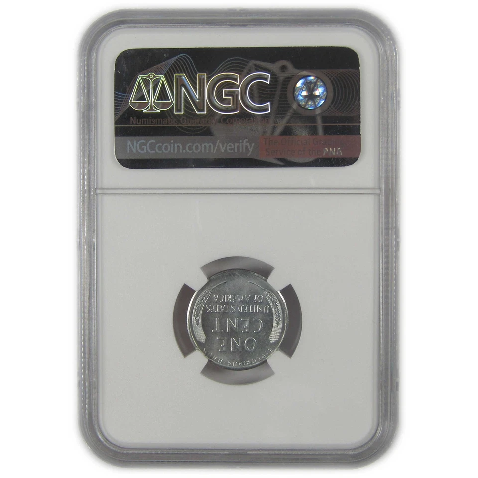 1943 S Lincoln Wheat Cent MS 66 NGC Steel Penny 1c Coin SKU:I22630 - Image 2 of 4