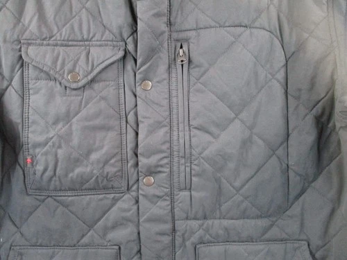 -NWT Relwen Quilted Thermal Tanker Jacket Men's Jacket No. 103700 Black Sz L image 5