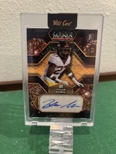 🔥2024 Wild Card Auto Mania Tyler Nubin Black Fireworks RC 1/1 Rookie Auto‼️