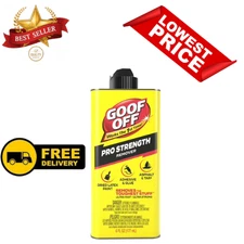 Goof Off Professional Strength Latex Paint and Adhesive Remover, 6 fl. oz.