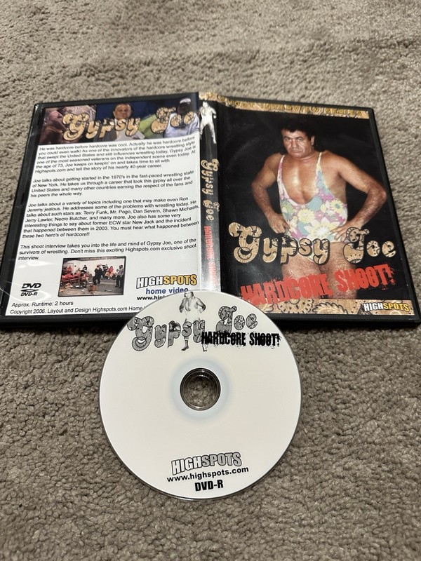 Highspots Gypsy Joe: Hardcore Shoot Interview DVD Wrestling 2006