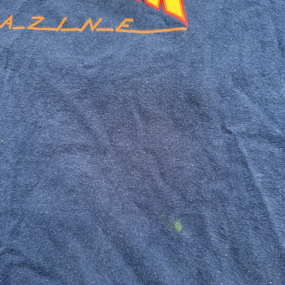 Thrasher Magazine Flame Logo Tee Black Med Skate Streetwear - image 3 of 3