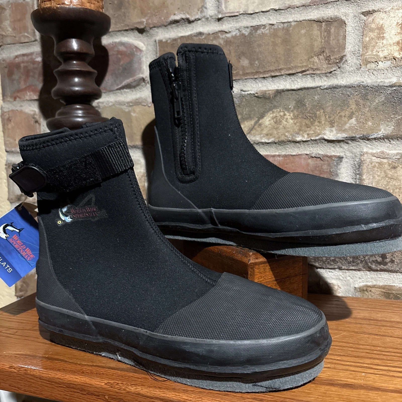 World Wide Sportsman Flat Felt Boot Men’s Size 8 Fishing Outdoor NWT