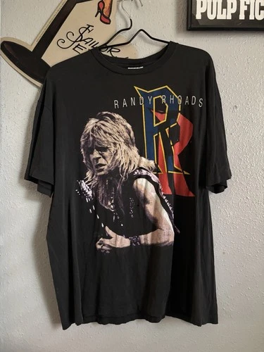 Randy Rhodes Vintage T-Shirt Ozzy Osbourne Guitarist S 1980s vintage concert t-shirt, vintage, single stitch, B+ condition