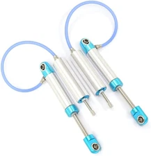 RC Car Shocks,2Pcs Negative Pressure Piggyback Shock Absorber for 1/10 RC Crawle