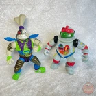 1991 TMNT Space Usagi Yojimbo + Space Raphael Figures | Playmates Vintage Action