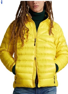 RLX Ralph Lauren Water Repellent Packable Down Jacket Yellow SZ. XL NWT$428