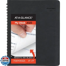 AT-A-GLANCE 2025 Appointment Book Planner, Weekly, 8" x 11", Larg
