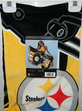 Pittsburgh Steelers Fútbol BAÑO Playa Toalla NFL 30x60 Equipo Logo PISCINA Nuevo Regalo