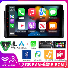 2GB+64GB Carplay Android 15 Autoradio GPS Navi BT Für BMW E46 3er 318 320 325