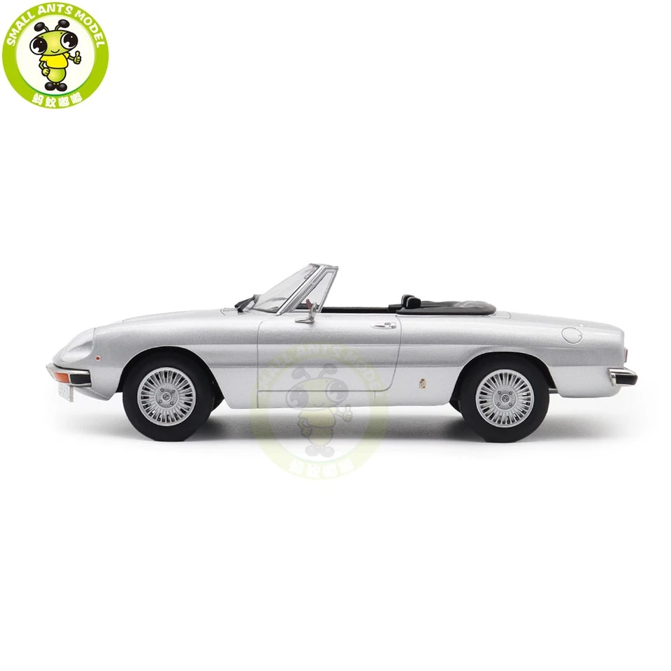 1/18 Alfa Romeo 2000 Spider 1978 Norev 187884 Silver Diecast Model Car Foto 4 de 4