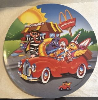 3 Vintage McDonalds Plates