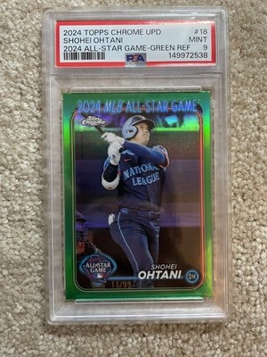 2024 Topps Chrome Update Series 2024 All-Star Game Shohei Ohtani Psa 9 11/99