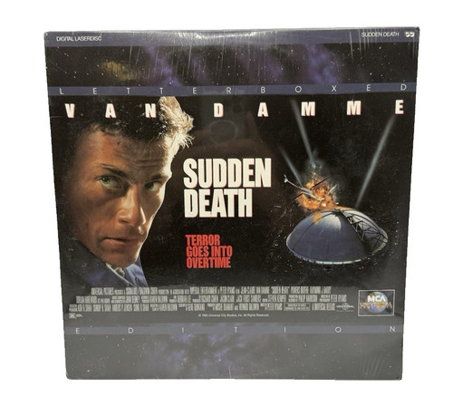 Sudden Death (Laserdisc, 1996) Jean Claude Van Damme Letterboxed NEW SEALED prezzo ebay