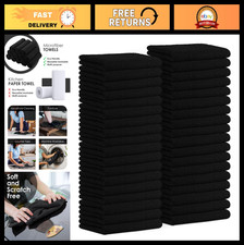 Microfiber Cleaning Cloths - 36 Pack, 16x16 Inches, Lint-Free, Highly Absorbent,