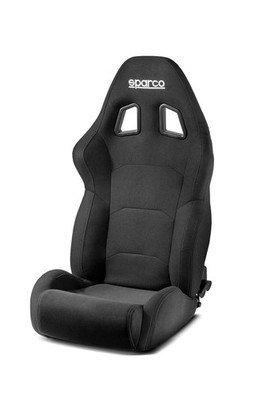 Sparco BPR0006U0K0100N R500 Torino Reclining Sport Seat Universal Black