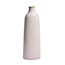 Indoor Vanilla Bottle Shaped Vase, 18 inch ta...