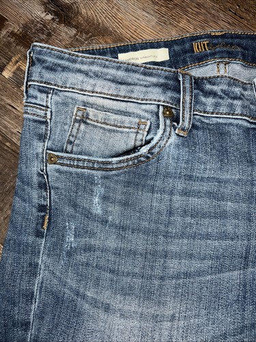 Kut From The Kloth Cameron Cropped-Jeans mit Bündchen und geradem Bein Größe 6 - Bild 3 von 10