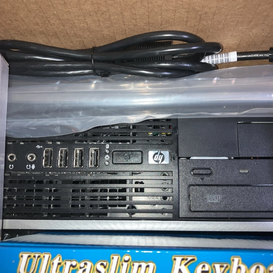 HP 8000 Elite SFF Quad Core E8400 3.00Ghz 4GB Ram 80GB HDD, Windows 10 Pro, #149 - Image 4 of 4