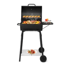 41-Inch Charcoal Grill BBQ Barbecue Smoker Outdoor Pit Patio Cooker for Picnics