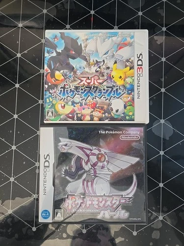 Pokemon Pearl Scramble DS 3ds Lot Of 2 Japanese Bundle Set Cib Us Seller