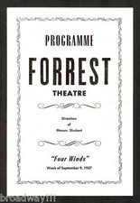Ann Todd "FOUR WINDS" Peter Cookson / Luella Gear 1957 FLOP Tryout Playbill
