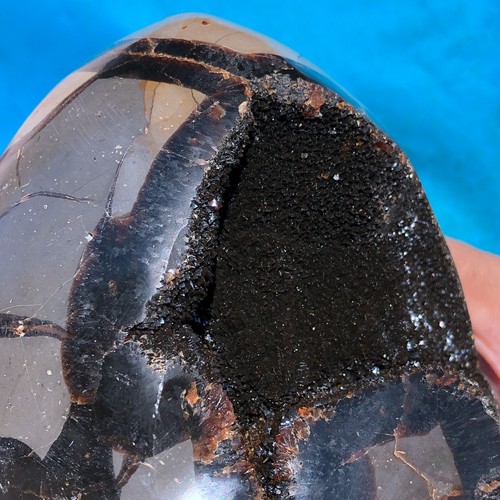 3.89LB Natural Dragon Septarian egg Quartz Crystal geode decoration - Picture 6 of 17
