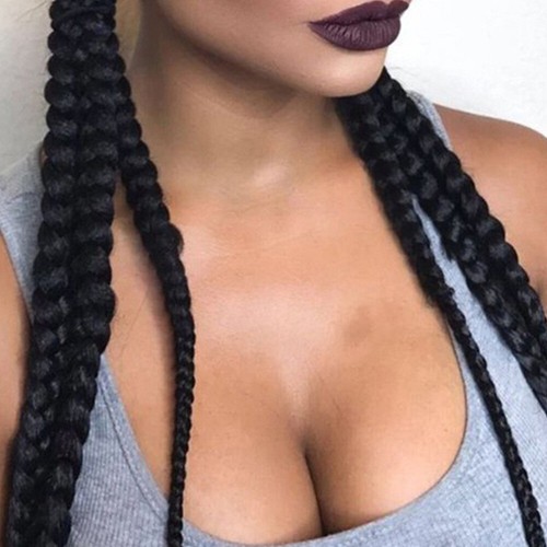 Elastic Hair Rope Tie Ponytail Extension Braided Ties Women's Miss - Picture 4 of 12