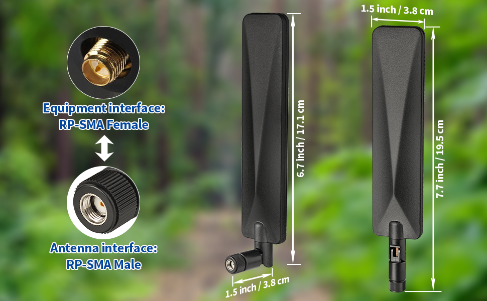Bingfu Replacement 4G Antenna For Spypoint LINK-EVO Micro Verizon Cellular Trail Camera – RP-SMA