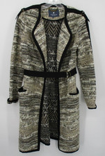 Gryphon New York Jacket Womens Small Mid Length Textured Wool Blend Iridescent