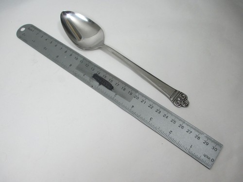 Serving Table Spoons 5 Piece National Stainless Japan Costa Mesa 8-1/4" - Picture 9 of 9
