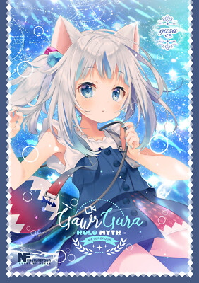 VTuber hololive Gawr Gura doujin Card Sleeve Protector | eBay
