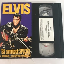 Elvis '68 Comeback Special VHS tape Ships  Same Day With Tracking